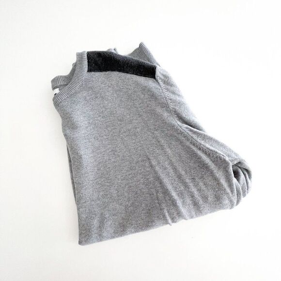 Code // XL mens sweater // worn only a few times // grey // elbow patch - Picture 6 of 8